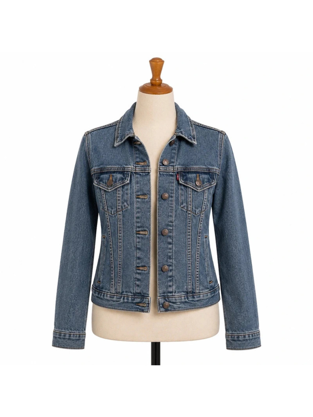 Levi’s Premium Denim Jacket Medium Stretch Jean Jacket Trucker Style Y2K [COPY]